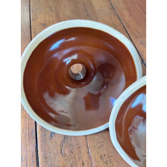 Clay Ceramic whiskey Cookie style Jar lids only. - Picture 4 of 5